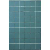 Chhatwal & Jonsson Milan matto Heaven blue-off white, 180x270 cm