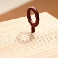 Beslag Design Key Nuppi - Nupit ja ovenkahvat Jauhemaalattu Metalli Reddish Brown - 401027-11