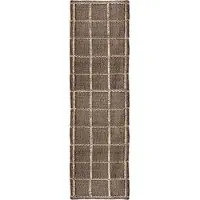 Layered Strata matto 75x240 Cm - Kuviolliset matot Juutti Ruskea - BRJUBR75240