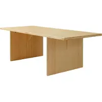 Vaarnii 012 Kolmio Pöytä 95x227 Cm - Ruokapöydät & Baaripöydät Honkapuu Natural - 200800