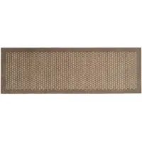 Tica Copenhagen Floormat Polyamide, 200X67 Cm, Dot Design - Beige - 200X67X0.7CM