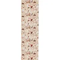 Arabia - Muumi Pöytäliina 40x140 cm Siivouspuuhissa