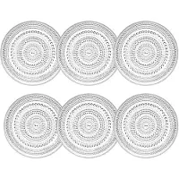 Iittala Kastehelmi Side Plate Clear 17 Cm 6 Pcs - Aluslautaset Lasi Kirkas - 1007055-6pack