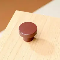 Beslag Design Circular Nuppi - Nupit ja ovenkahvat Jauhemaalattu Metalli Reddish Brown - 401007-11