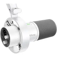 Fifine K688 USB / XLR Mikrofoni - dynaaminen mikrofoni - Valkoinen