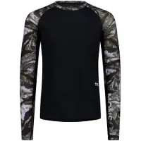 Mons Royale Temple Merino Long Sleeve Kerrastopaita rock camo / black Koko XXL