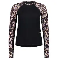 Mons Royale Bella Merino Kerrastopaita rock leopard / black Koko XS