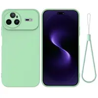 Mtp Products Huawei Nova 15 Pro Nestemäinen silikonikotelo käsihihnalla - vihreä