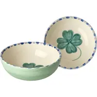 Rice keraaminen kulho 35 cl Good Luck Clover-Soft green