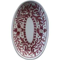 Piccola Home Positano Tarjoiluastia 26 Cm - Tarjoiluvadit Terrakotta Punainen - OV26TV-A_PO-ROSSO