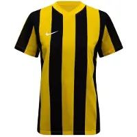 Nike Pelipaita Dri-fit Striped Division V - Keltainen/musta/valkoinen Nainen, koko X-Small