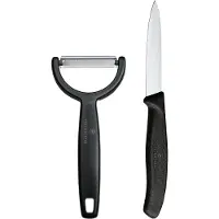 Victorinox Swiss Classic kuorimaveitsi ja Y-kuorija, musta