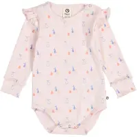 Müsli Picnic Frill L/S Body - Pink - 86