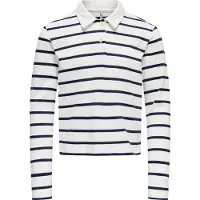 Kids Only Kogsira L/S Polo Cs Jrs - White - 158-164