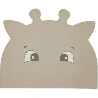 Nuuroo Albert Silicone Placemat Giraffe - Beige - 40X32.5CM