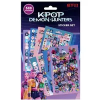 K-KIDS K-POP DEMON HUNTERS tarrakirja, 500 tarraa