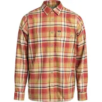 Lundhags Men's Järpen Plaid Flannel Shirt Rosewood XL