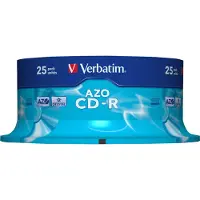 Verbatim CD-R AZO Crystal 25-pack Spindle