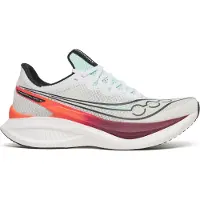 Saucony Men's Endorphin Pro 5 White/Crimson Juoksukengät 44.5