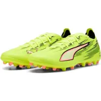 Puma Ultra 6 Match Mg Unleashed - Keltainen/musta/hehkuva Punainen/neon - Multi Ground (Mg), koko 46½