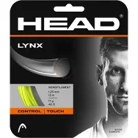 Head Lynx 12 M Tennis Single String Keltainen 1.25 mm