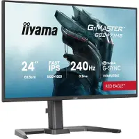 Iiyama G-MASTER GB2471HS-B1, 60,5 cm (23.8"), 1920 x 1080 pikseliä, Full HD, Musta