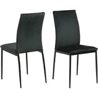 Ebuy24 4 tuolin setti Demina, vihreä