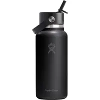 Hydroflask Wide Flex Straw Cap 946ml Black Pullot 0.946 L