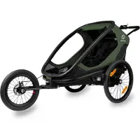 Hamax Outback Pyöräkärry, Green/Black