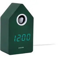 Karlsson herätyskello Cuckoo LED retro green KA6070GR