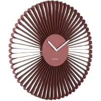 Karlsson Wall Clock Cascara Red - Burgundy - Ø 50 CM