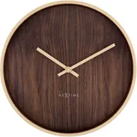 Nextime - Oslo Seinäkello 30 cm Ruskea