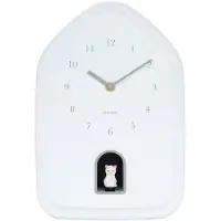Karlsson seinäkello Modern Kitty white KA6100WH