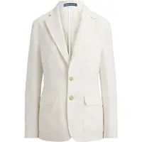 Ralph Lauren for woman. 211B14270001 Linen blazer with single breasted white button fastening (40), Casual, Classic