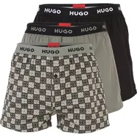 HUGO Bokserishortsit ecru / khaki / musta