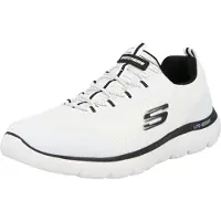 SKECHERS Slip on -tennarit 'SUMMITS REPINSKI' musta / valkoinen