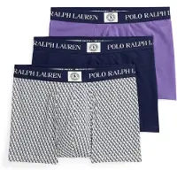 Ralph Lauren Bokserishortsit laivastonsininen / laventeli / offwhite