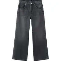 Mango Mid-Rise Straight Jeans - Grey - 44