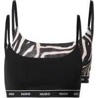 HUGO Rintaliivi beige / musta / valkoinen