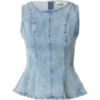 Levi's Leighton Peplum Top In The Dus - Blue - L