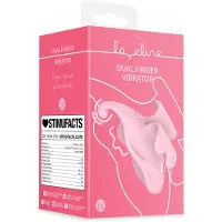 Loveline Kaksinkertainen sormivibraattori - vaaleanpunainen