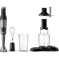 Philips 5000 series HR2684/00 Sauvasekoitin, Upotettava sekoitin, Syke-toiminto, 1,2 m, 1200 W, Ruostumaton teräs, musta