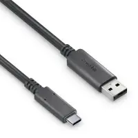 PureLink USB-C ja USB-A kaapeli - USB 3.2 Gen2x1, 3A, 10Gbps - PureInstall 1.0m
