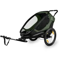 Hamax Outback ONE Pyöräkärry, Green/Black
