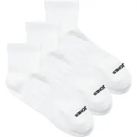 Jack & Jones Jacluca Short Tennis Socks 3 Pack Noos - White - ONE SIZE