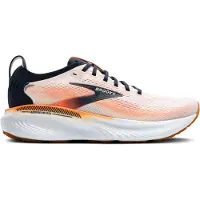 Brooks Adrenaline GTS 25 White Orange SS26 Shoes, Size 44 - EUR