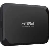 Crucial X9, 1 TB, USB Type-C, 3.2 Gen 2 (3.1 Gen 2), 1050 MB/s, 10 Gbit/s, Musta (CT1000X9SSD9)