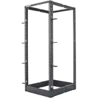 Intellinet 714242, Itseseisova teline, 26U, 360 kg, Säädettävät jalat, Tehostunut kaapelinhallinta, Castor-pyörät