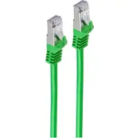 Shiverpeaks BASIC-S patch cable - 5 m - green - Vihreä - 5m