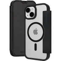 dbramante1928 Helsinki MagSafe iPhone 15 lompakkokotelo (musta)